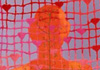 <strong>A self-portrait (march)</strong>, 2001<br />
<em>Size:</em>   75 x 170 cm<br />
<em>Technique:</em>  machine embroidery<br />	
<em>Material:</em>  silkviscose velvet, cotton, viscose, metal