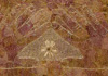 <strong>The only one</strong>, 2005<br />
<em>Size:</em>   32,5 x 42 cm<br />
<em>Technique:</em>  machine embroidery, knitting<br />	
<em>Material:</em>  silk-organza, metal, leaves of rose
