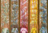 <strong>Walks in Grassina</strong>, 2016<br />
<em>Size:</em> 26 x 79 x 0,6 cm<br />
<em>Technique:</em> egg tempera, oil colour<br />	
<em>Material:</em> pieces of ceramics found in Italy, recycled textiles, mdf-board
private collections<br />	
private collections